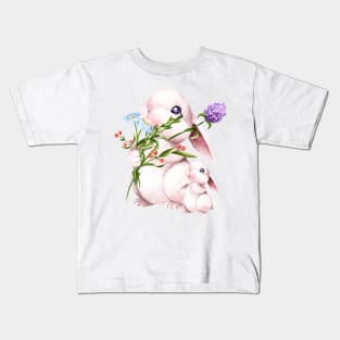 Cute Rabbit bunny  Nursery Picture Kids T-Shirt